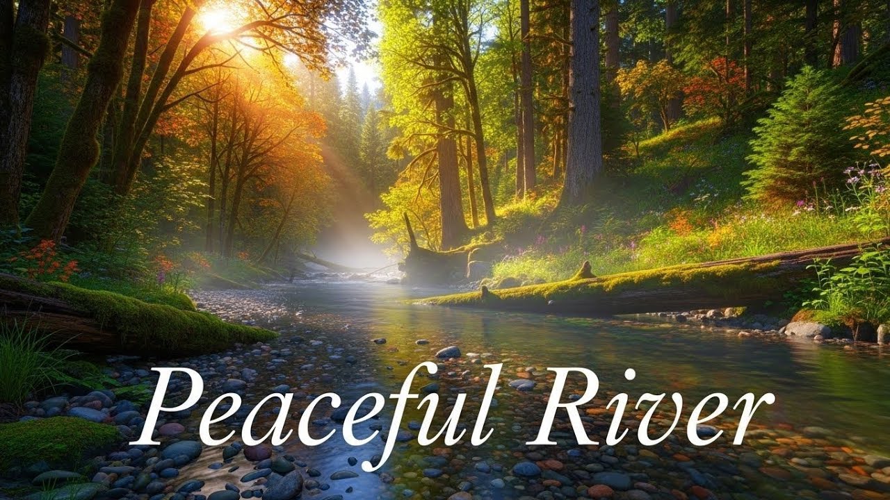 Peaceful Forest River 🌲🌊 Natural Ambience for Deep Sleep and Stress Relief #2946