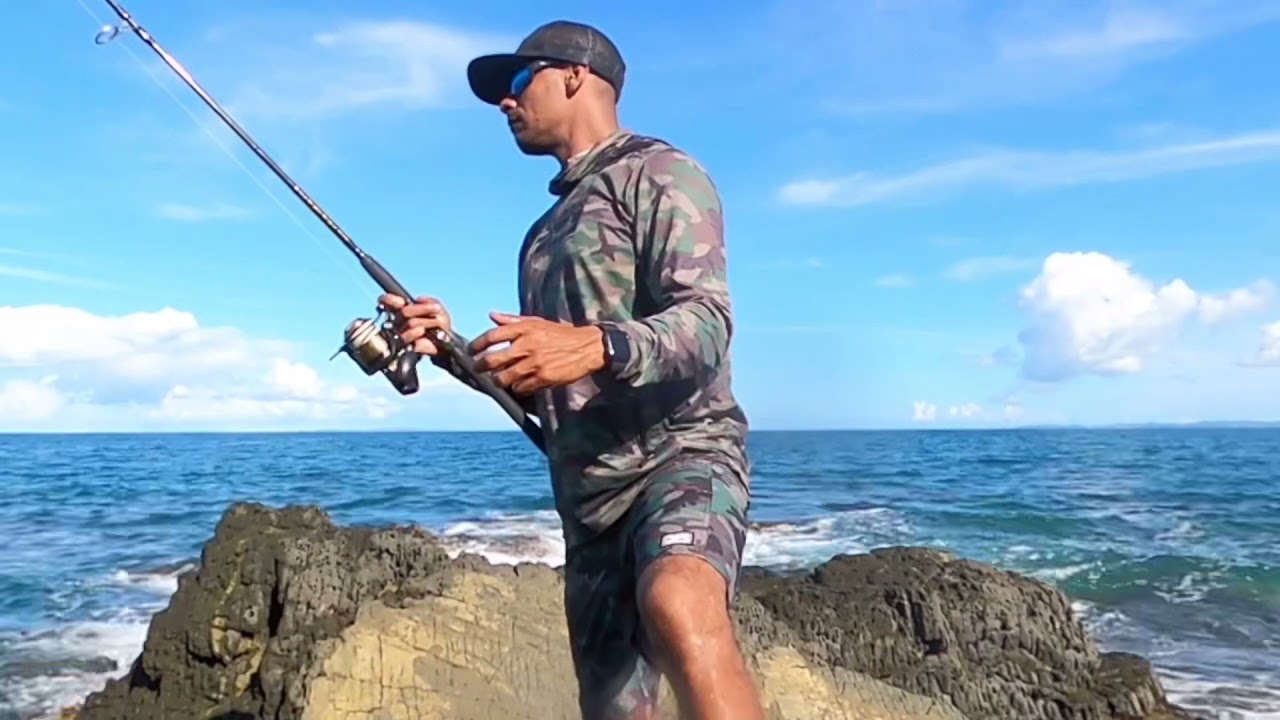 Cómo pescar con  el @JYG PROFISHING de 25 gramos de orilla . How to use a jygprofishing is shorejig.