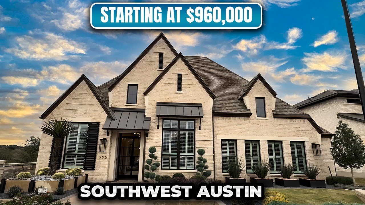 Inside $960K New Build Home Tour Near Southwest Austin | Affordable Modern & Luxury Living!