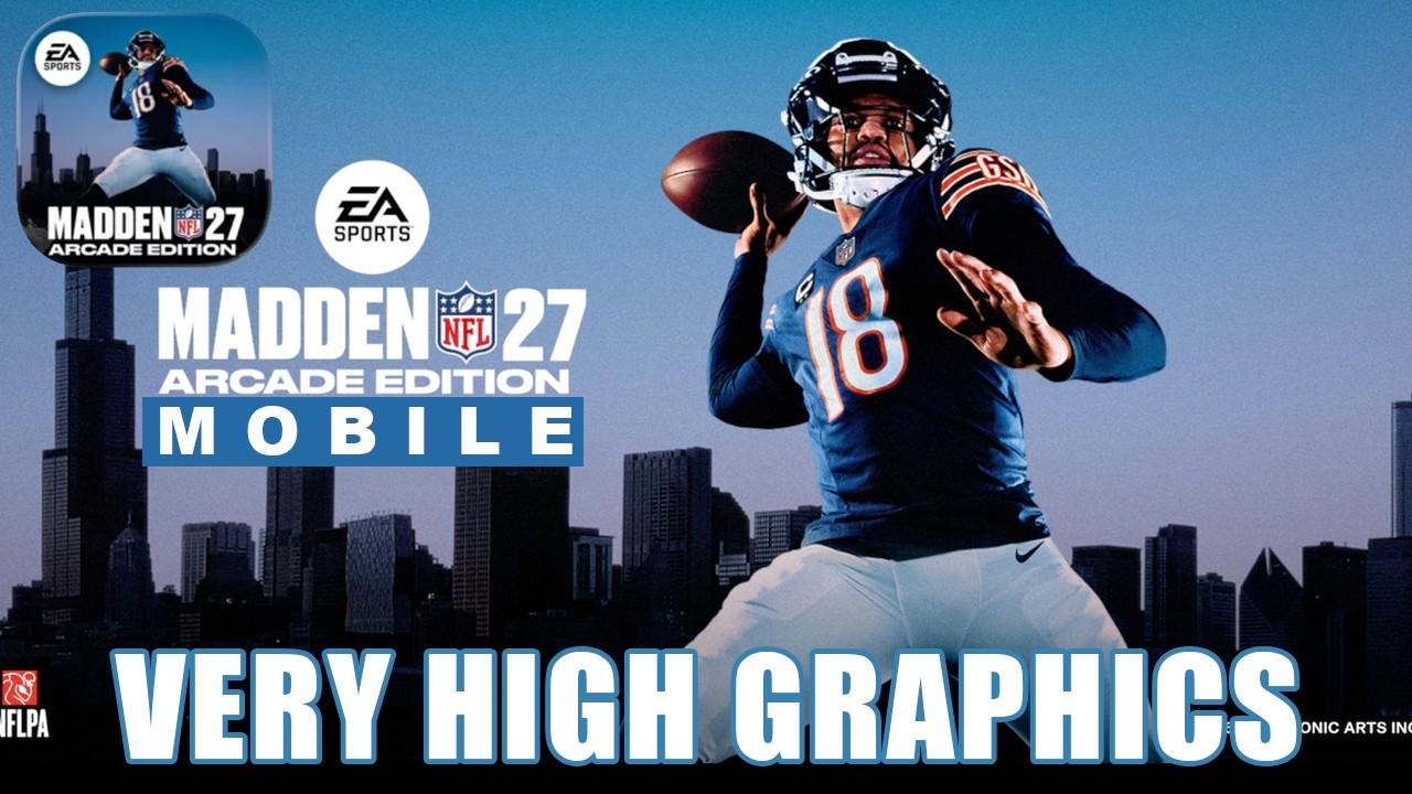 Madden NFL 27 Mobile Arcade Edition - Very High Graphics Gameplay