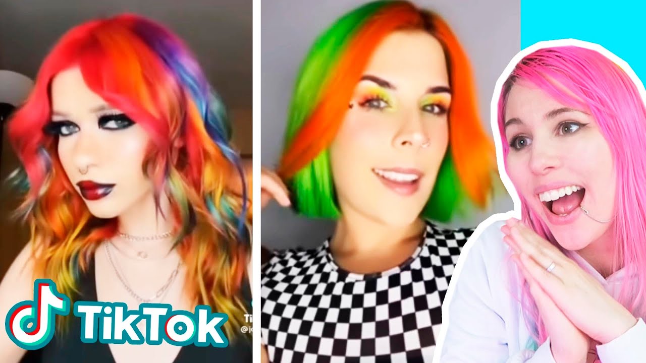 LAS MEJORES TRANSFORMACIONES DE CABELLO en TIK TOK
