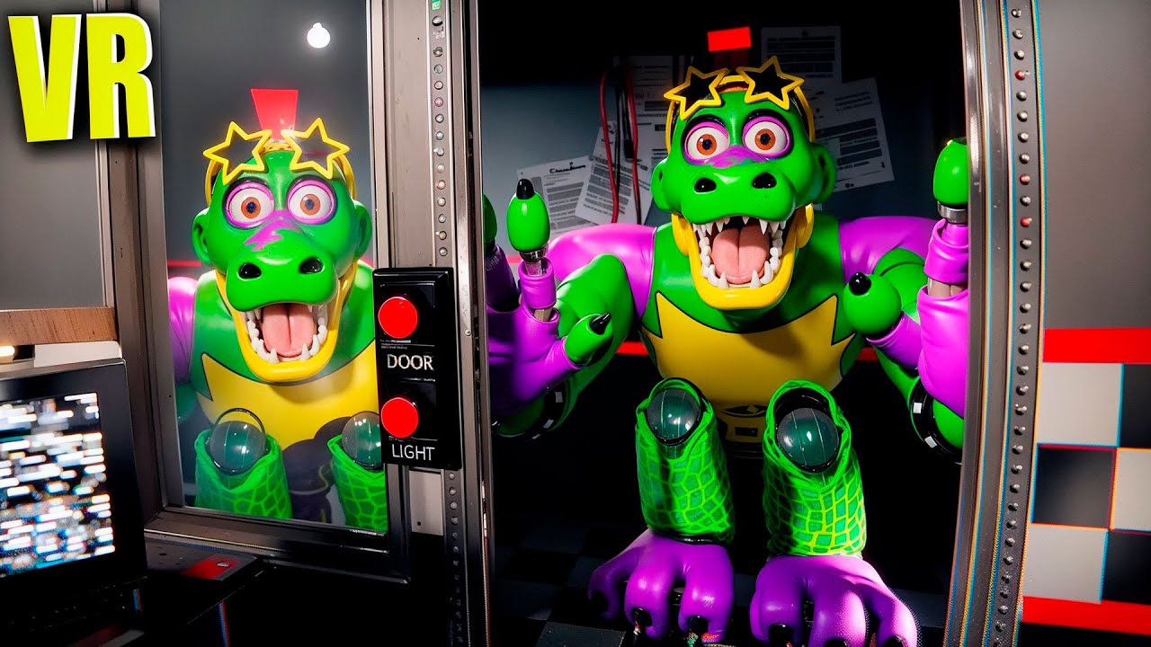 VR АНИМАТРОНИКИ ПУГАЮТ ОХРАННИКА В БОНЕЛАБ FNAF BONELAB COOP MOD ГИГА МОНТИ ЭТО МИМИК