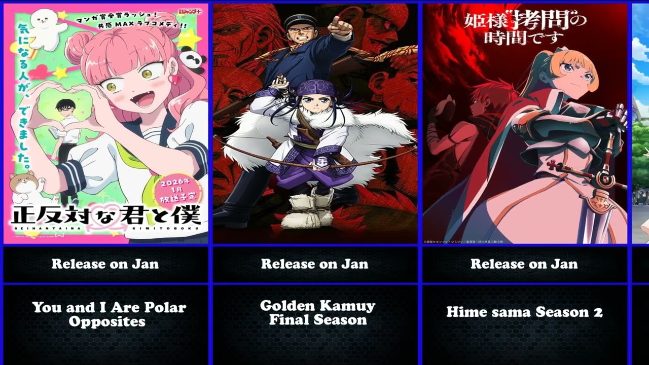 Upcoming Anime Winter 2026 - Part1