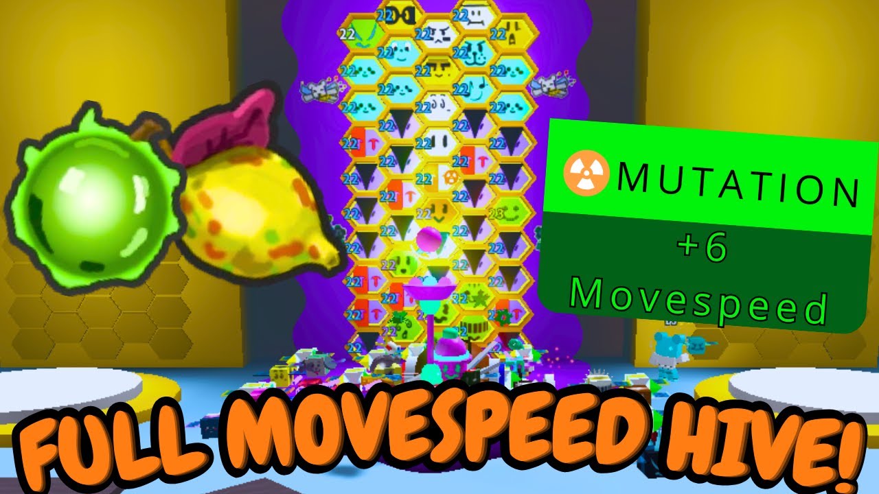 How I Got a Full Hive Of MOVESPEED Bees.... | Bee Swarm Simulator