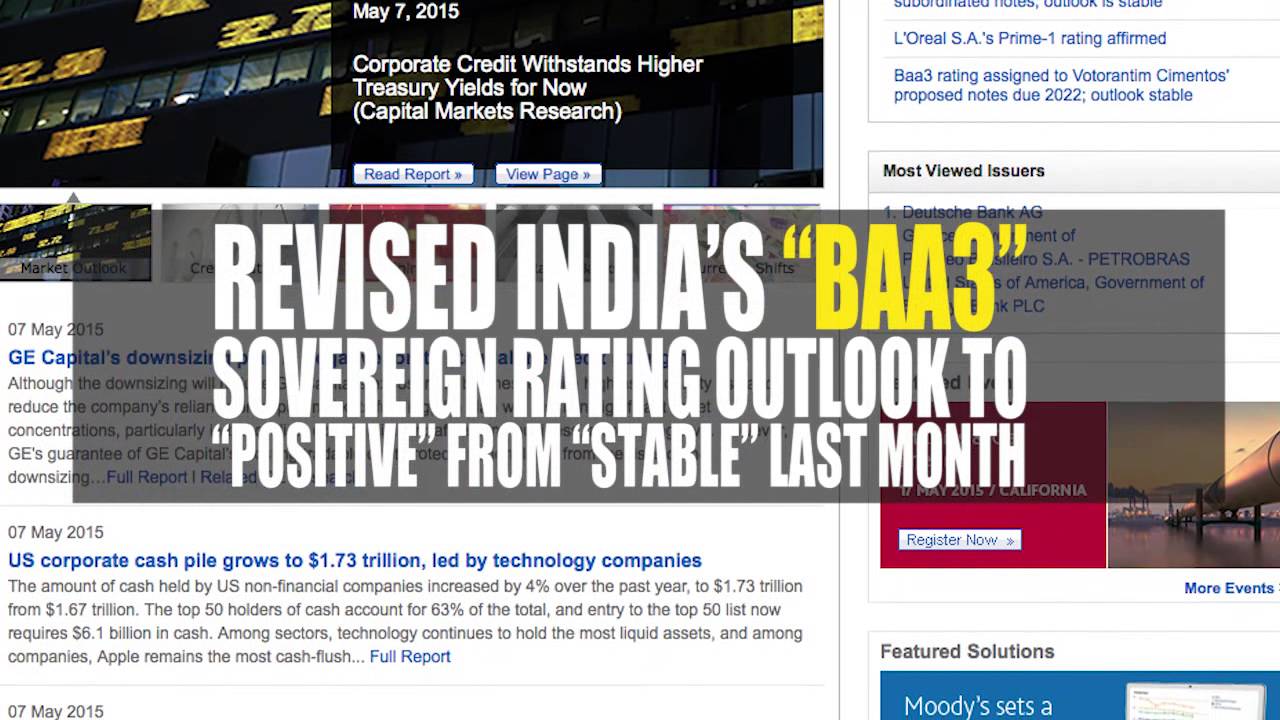 Fitch, Moody&rsquo;s say India ratings not affected by foreign outflows