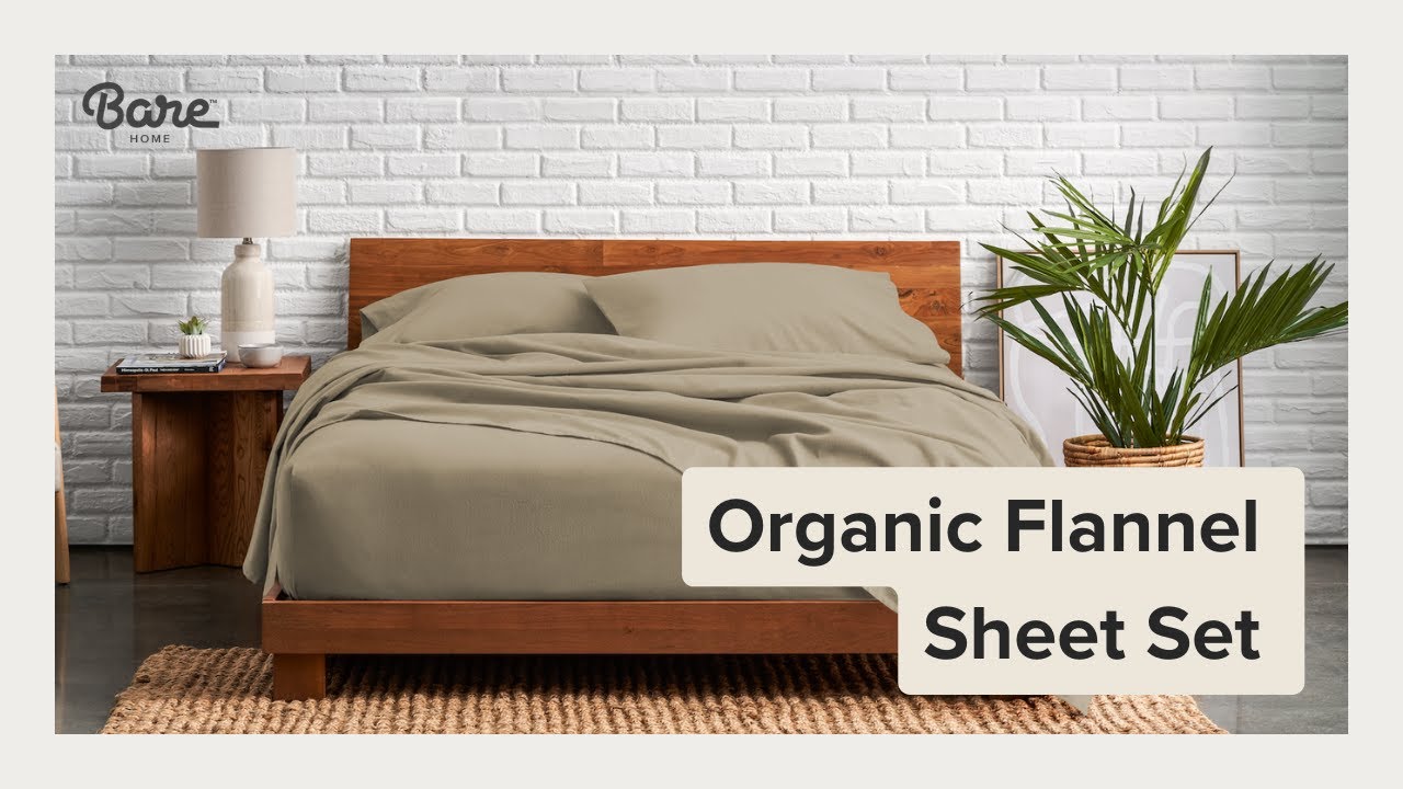 Let's talk about sustainable bedding with our Organic Cotton Flannel Sheet Set