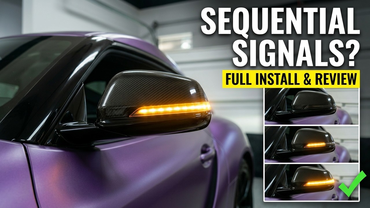 Installing Autotecknic Mirrors on The SUPRA - Worth It?