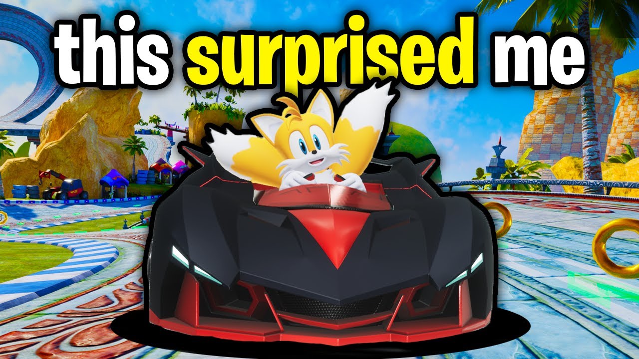 Это сборка игрока №2 в Sonic Racing Cross Worlds