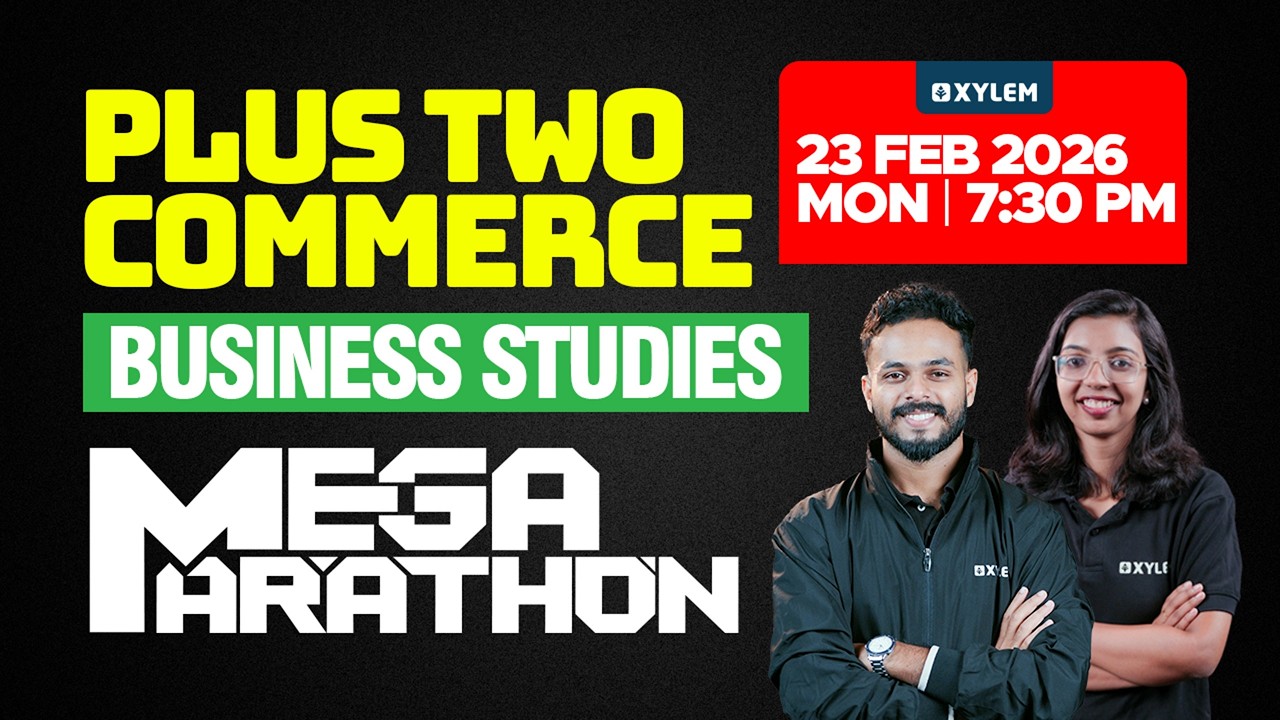 Plus Two Commerce Model Exam - Business Studies | MEGA MARATHON | Xylem Plus Two Commerce