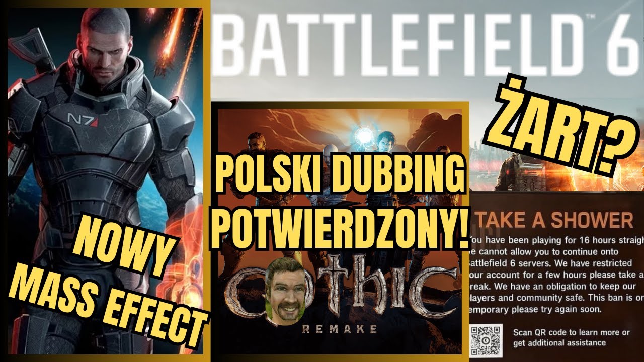 GOTHIC REMAKE - ŚWIETNE WIEŚCI! | NOWY MASS EFFECT | GTA 6 OPÓŹNIONE | BATTLEFIELD 6 