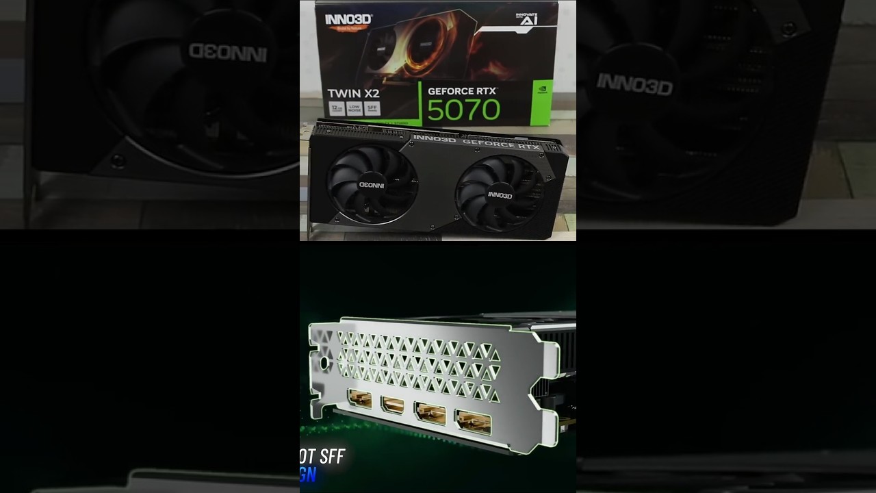 Коротко про відеокарту INNO3D GeForce RTX 5070 TWIN X2 #INNO3D #RTX5070 #Videocard