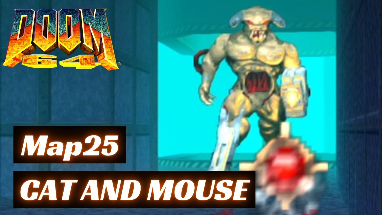 Doom 64 (100%) Walkthrough (Map25: Cat And Mouse)