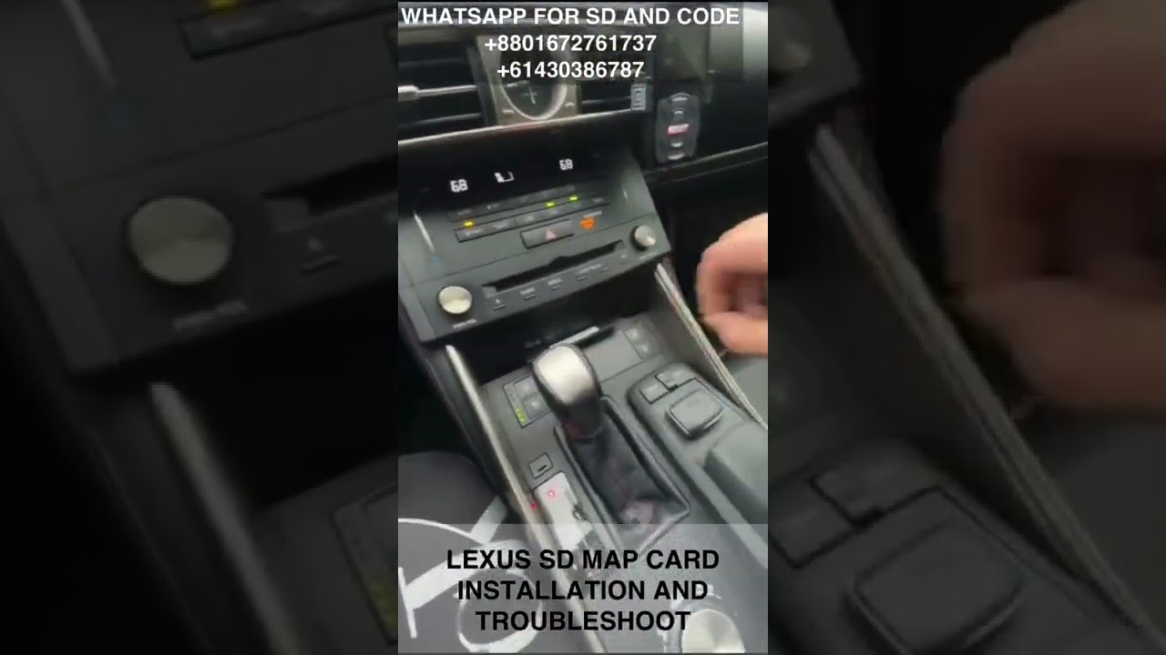 Разблокировка SD-карты навигации LEXUS — установка и устранение неисправностей — Навигационный диск