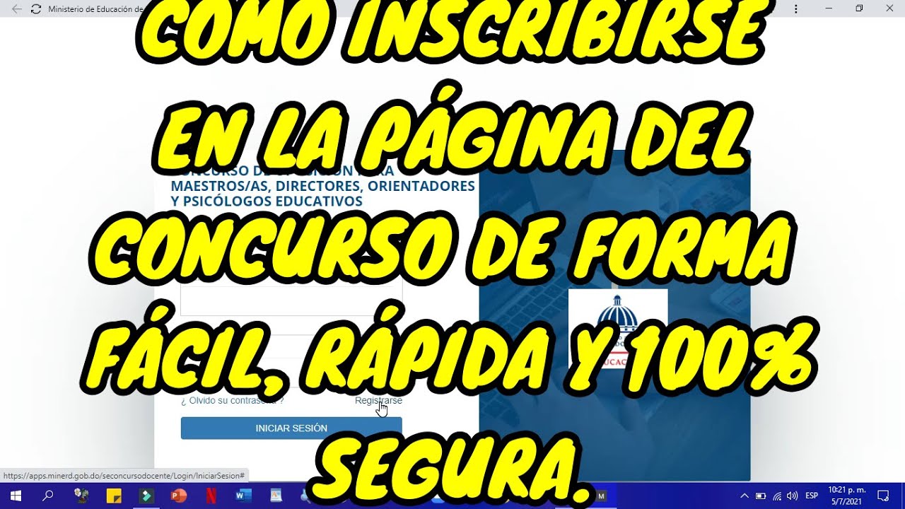 COMO INSCRIBIRSE EN EL CONCURSO DOCENTE | RÁPIDO, FÁCIL Y SEGURO 100% | COMO SUBIR LOS DOCUMENTOS😱🧠😱