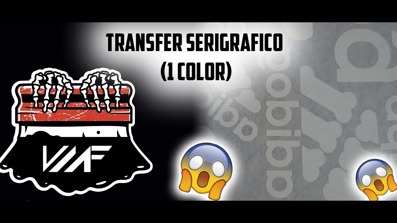 C&oacute;mo hacer transfer en serigraf&iacute;a a 1 color Proceso completo #serigraf&iacute;a  #transfer #estampados