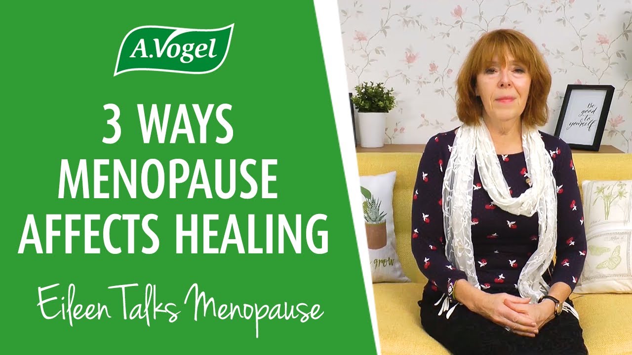 Does menopause affect healing?