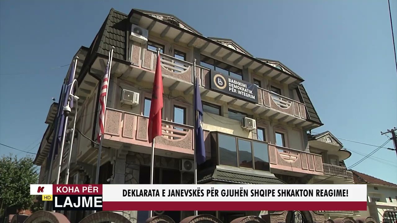 DEKLARATA E JANEVSKËS PËR GJUHËN SHQIPE SHKAKTON REAGIME!