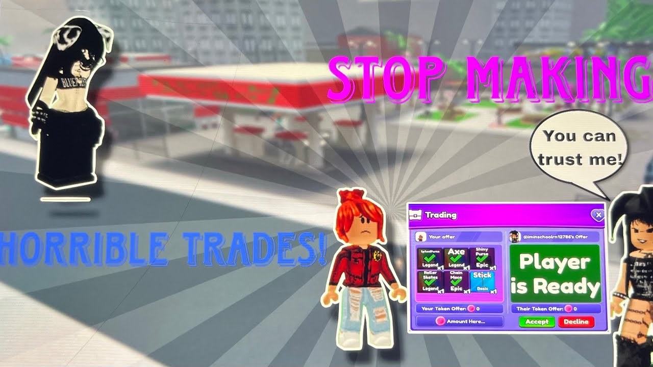 HOW TO AVOID SCAMS AND BAD TRADES *roblox baddies*