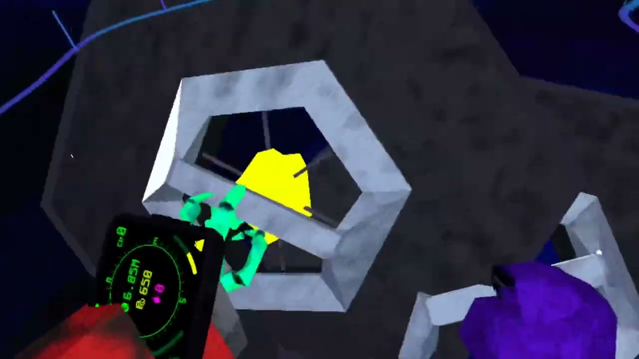 Speed runing the obby with hover pads