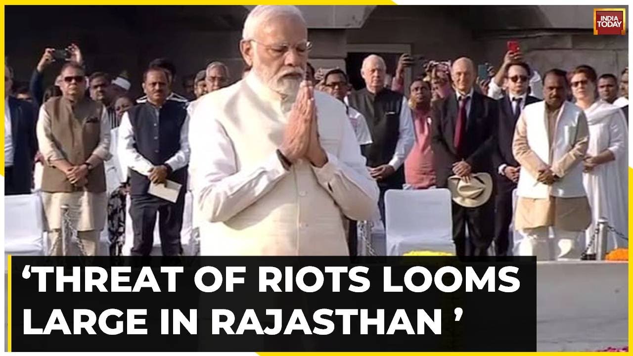 Modi Slams Cong Over Udaipur Beheading Says Threat Of Riots Looms Large In Rajasthan