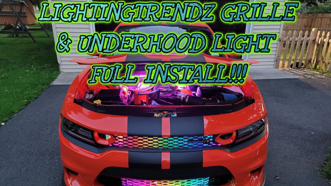 Lightingtrendz  Dodge Charger grille lighting kit install