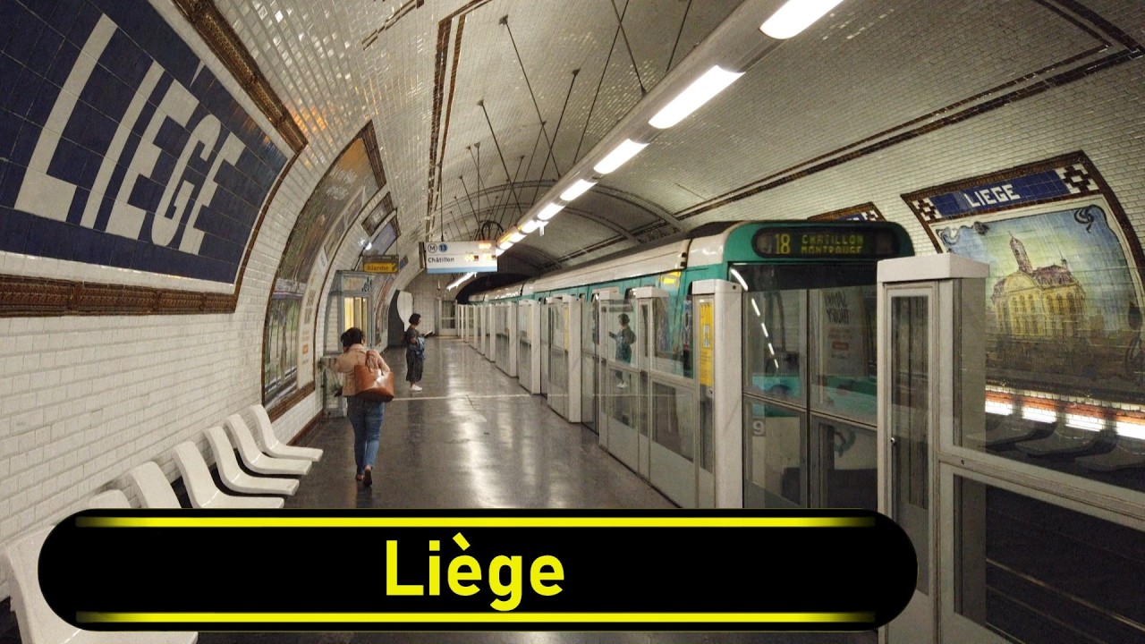 Metro Station Li&egrave;ge - Paris 🇫🇷 - Walkthrough 🚶