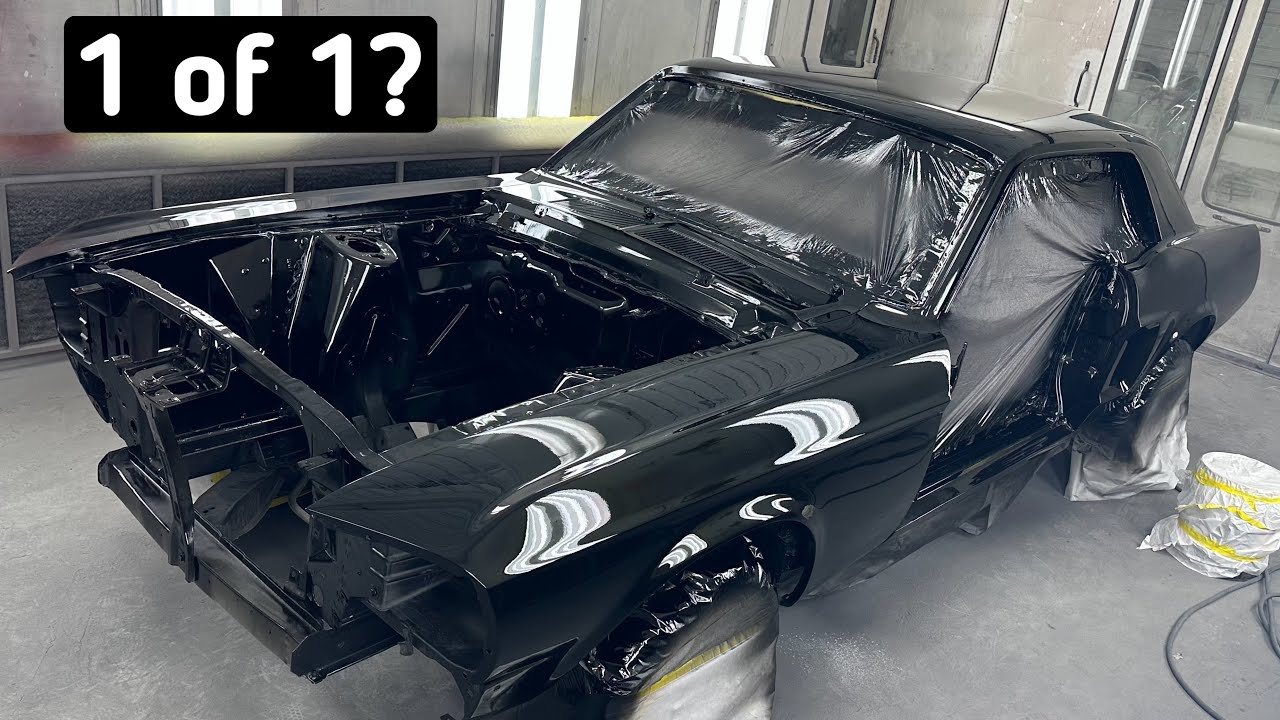 Наш Ford Mustang 1967 года получил потрясающую индивидуальную покраску! Дикие металлические хлопья!