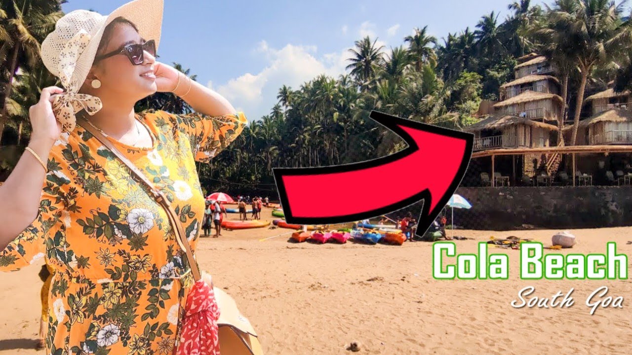 COLA Beach South GOA | Extreme Road Conditions | How to reach Cola Beach Blue Lagoon | Kayaking
