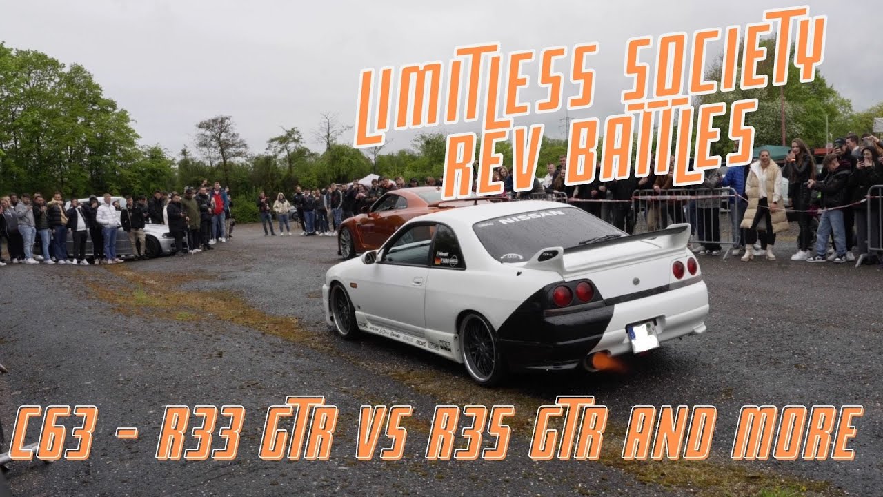 Cars Revving beim Limitless Society Treff! C63, R33 GTR VS R35 GTR und mehr!
