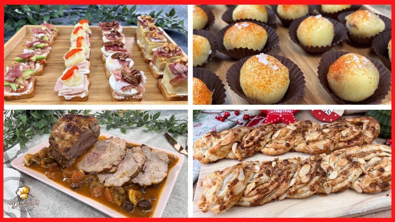 ⭐⭐ MENÚ NAVIDEÑO ⭐ fácil y Sorprendente en sabor. Recetas para Navidad