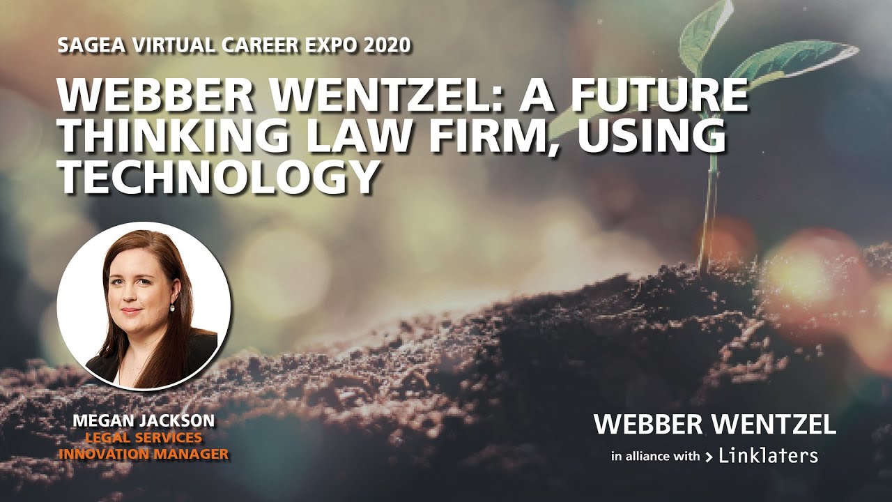 Webber Wentzel - A Future Thinking Law Firm, using technology
