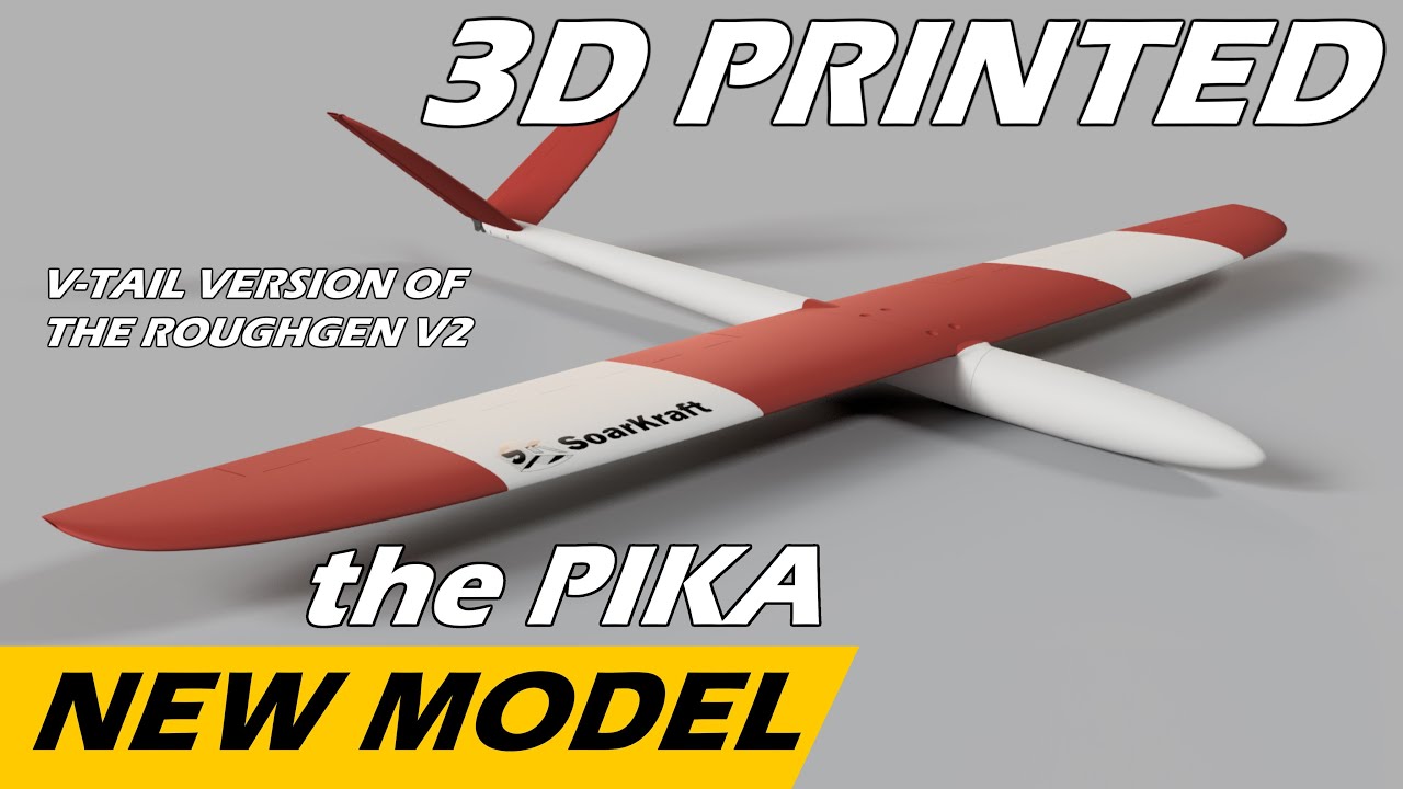 The Pika - 3D Printed V-Tail Slope Glider - from SoarKraft