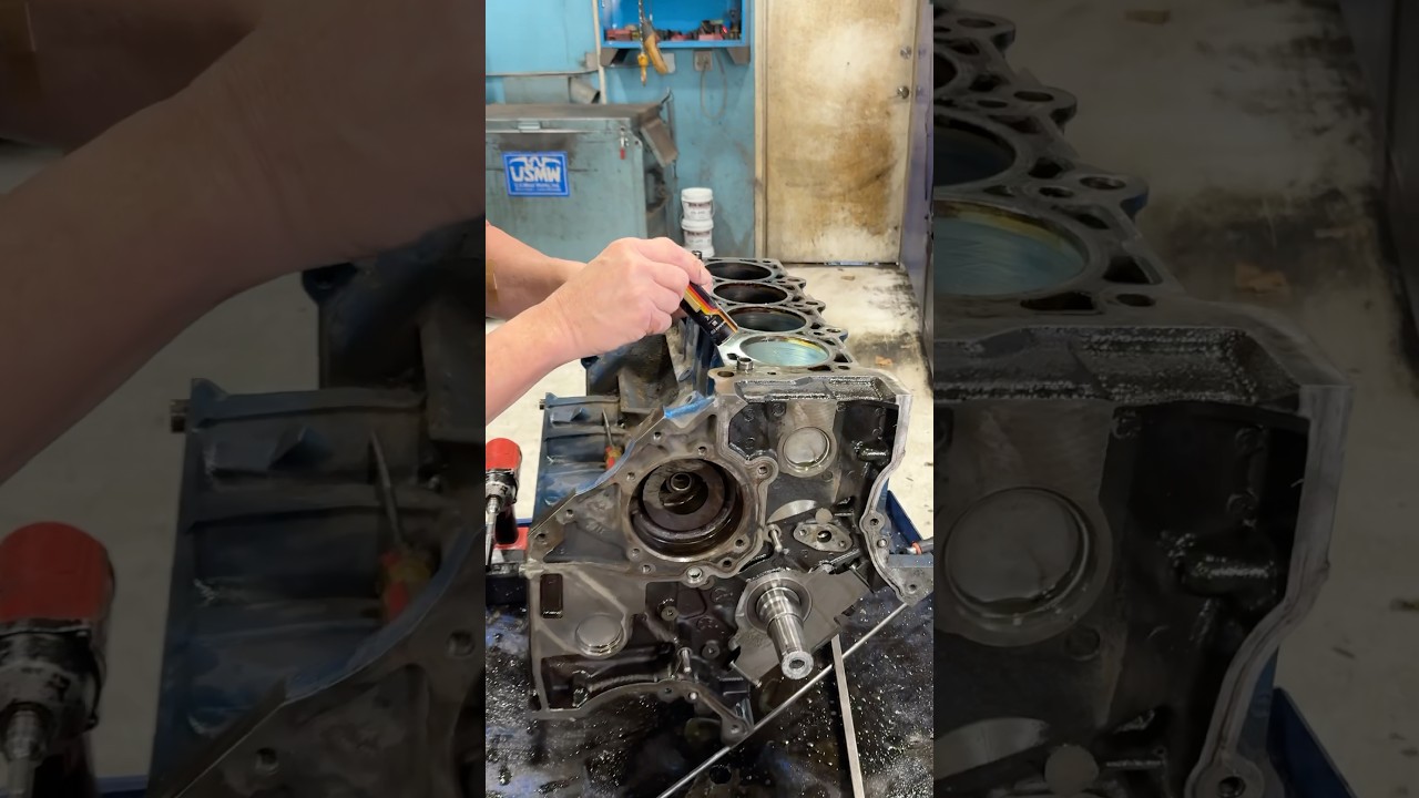 Mystery Sand in Truck Engine with Cracked Cylinder Wall