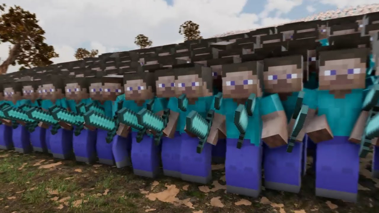 500000 Minecraft Steve vs 500000 Saitama Vegeta and Luffy Ultimate Epic Battle Simulator 2 UEBS2