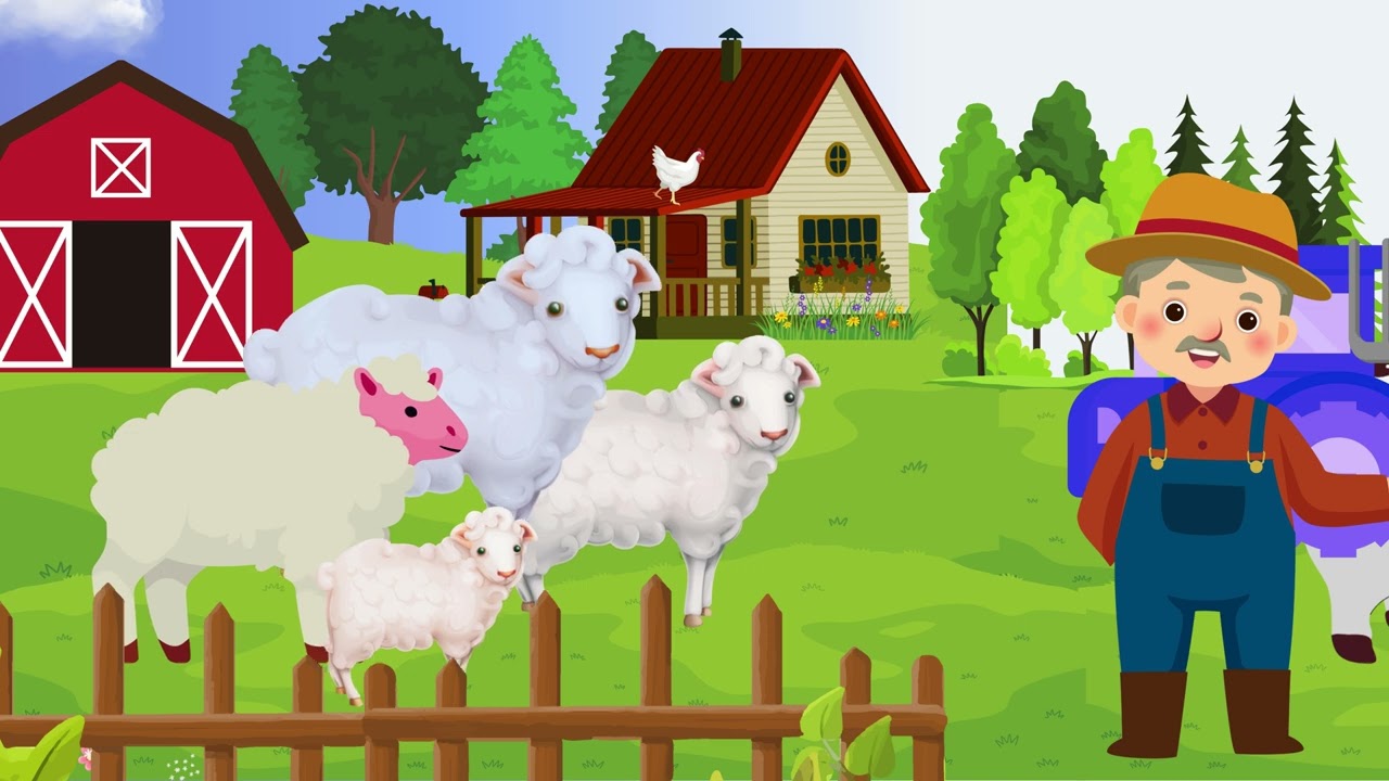 🐮 Ali Babanın Çiftliği | Eğlenceli Çocuk Şarkısı 🎶🦆🐑 #çocuk #çocukşarkıları #alibaba