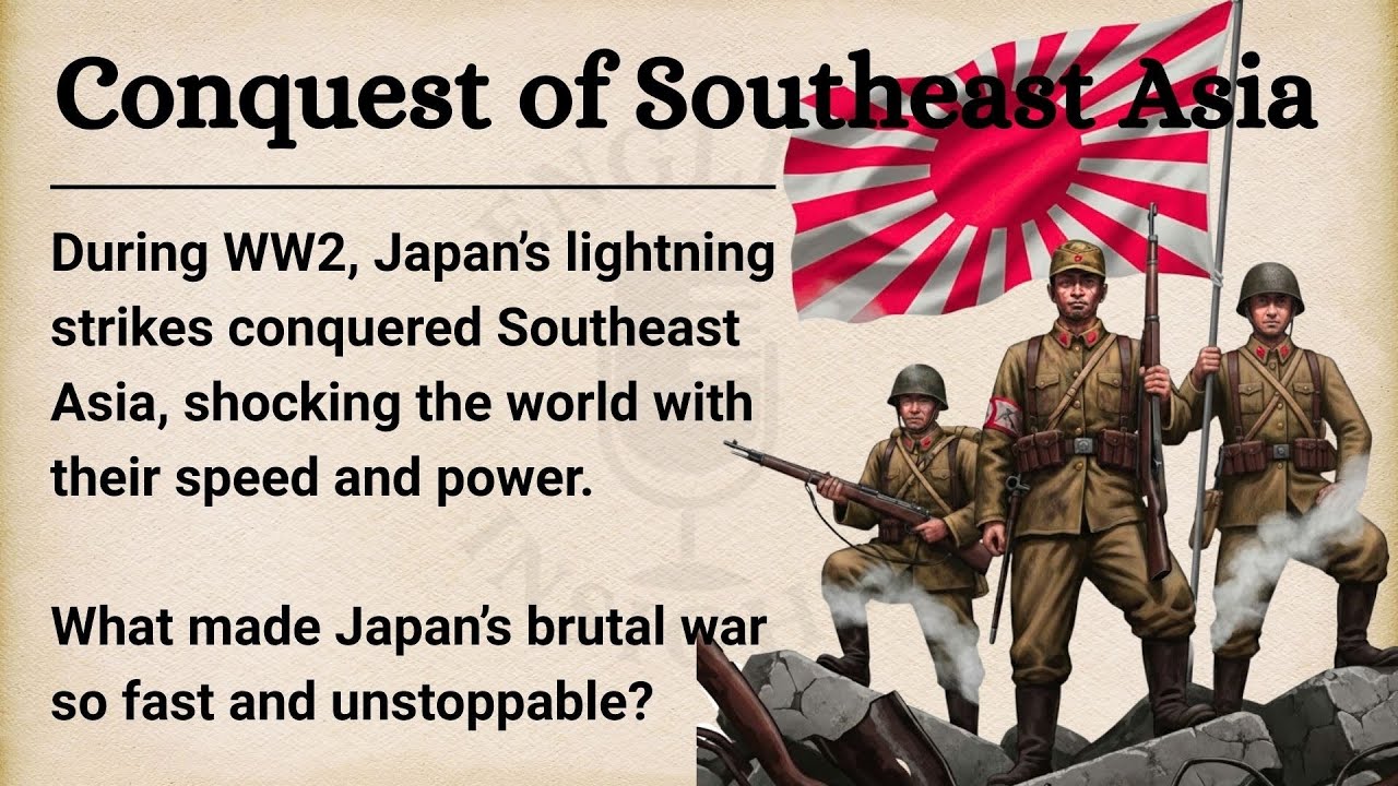 🇯🇵 Pacific: How Japan Conquered Southeast Asia | Learn English Through Story Level 2 | Graded Reader