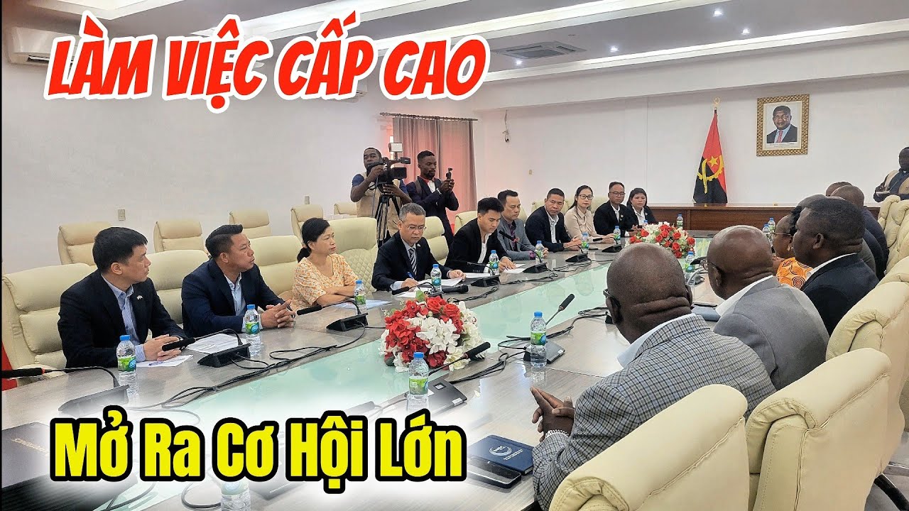 Đại Sứ Việt Nam & Hội Doanh Nhân Việt Nam Làm Việc Với Thống Đốc Tỉnh Bengo | Huy Khánh Vlogs