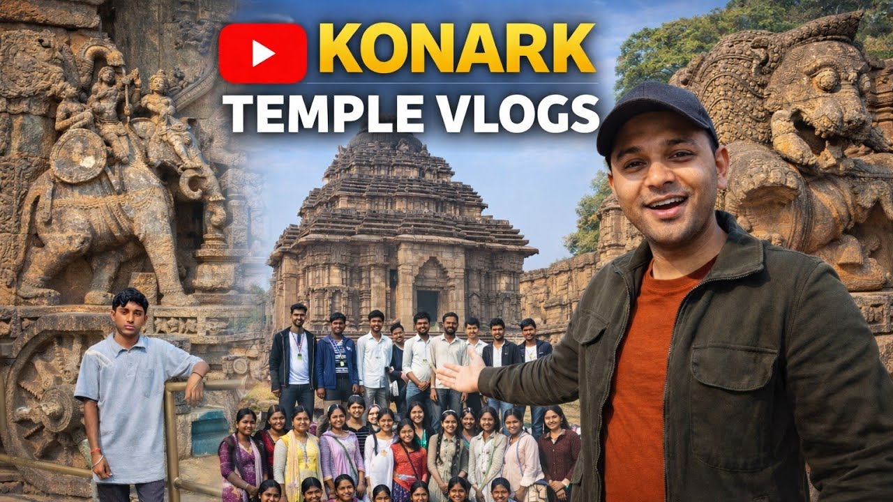 KONARK TEMPLE is AMAZING in Odisha 🌺🌿