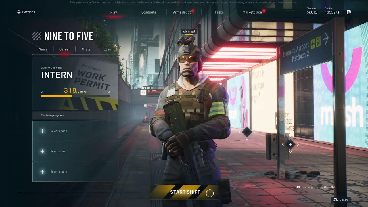 SBMRGD playing Nine To Five Early Access