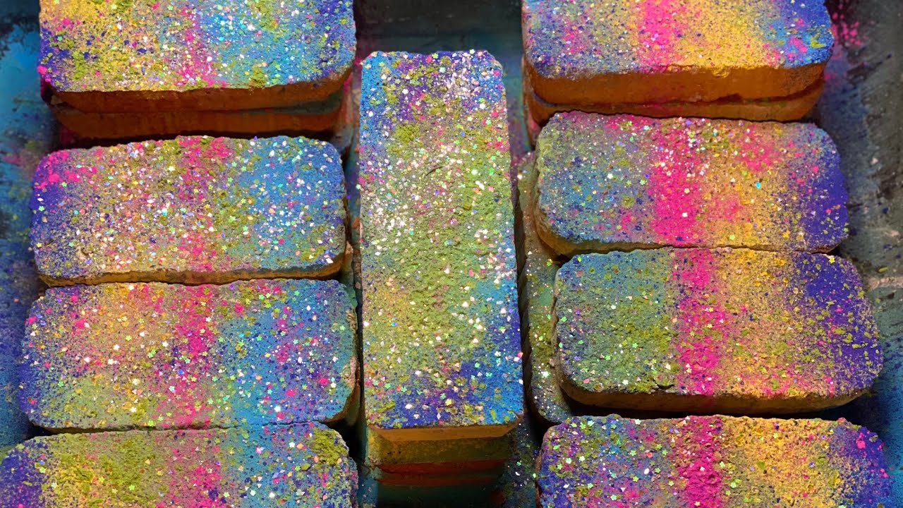 21 Slabs with Powder Play | Gym Chalk | Relaxing | Sleep Aid | Gym Chalk Reforms | Gym Chalk ASMR