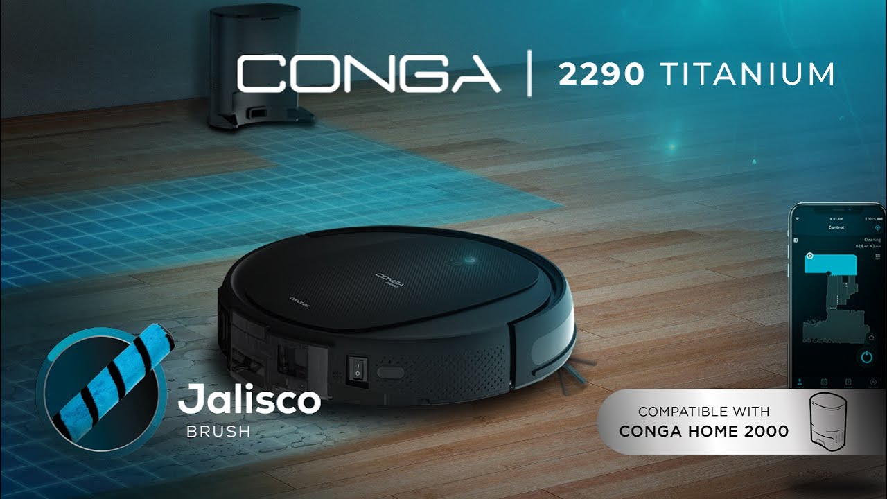 Robot vacuum cleaner Conga 2290 Titanium