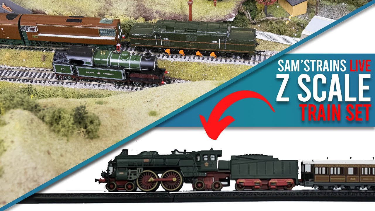 A Cheap Z Scale Train Set | Live Unboxing!