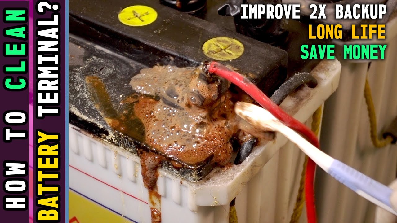 КАК ДЕШЁВО ПОЧИСТИТЬ КЛЕММЫ АККУМУЛЯТОРА!!! Реанимируем старый аккумулятор — увеличьте производит...