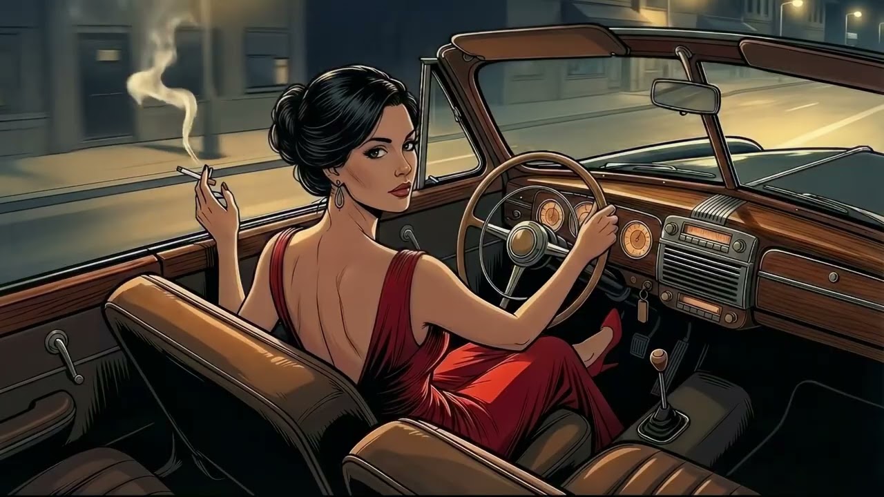 1940s Classic Swing Jazz Vibes 🎷 | Retro Night Drive 🚗 with Nostalgic Jazz Music