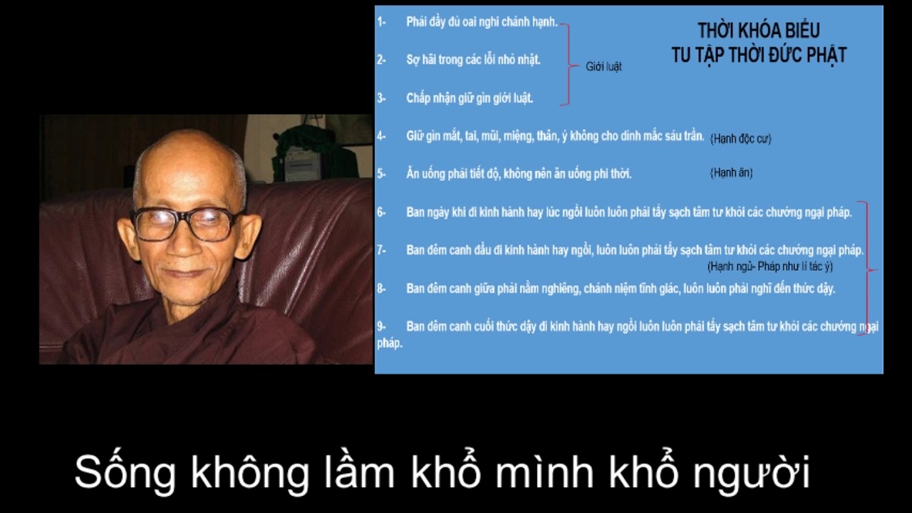 Sống không làm khổ mình khổ người- Thích Thông Lạc