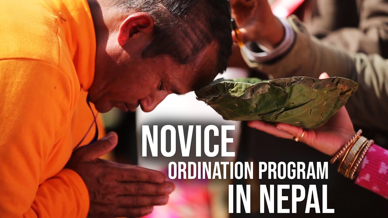 Novice Ordination Program in Nepal