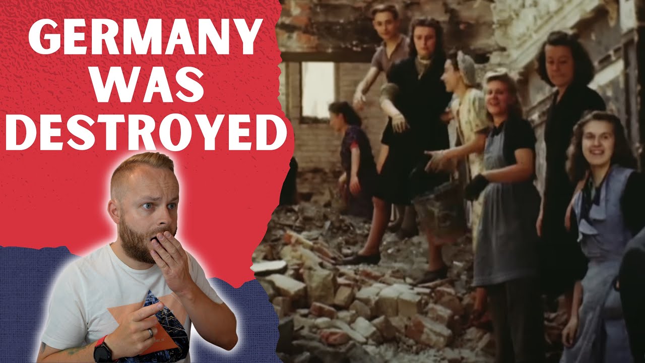 Englishman Reacts to... Berlin in July 1945 (HD 1080p color footage)