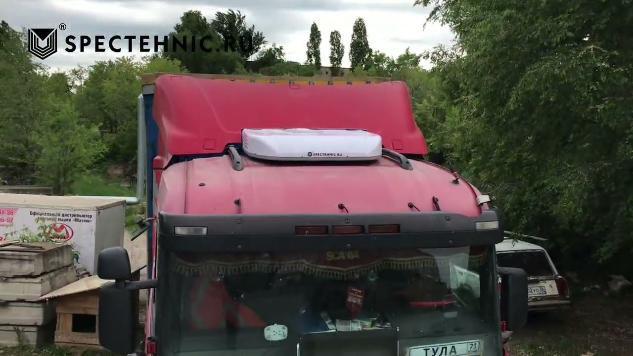 Моноблок на скания 380 процесс установки стояночного кондиционера, автономного электрического