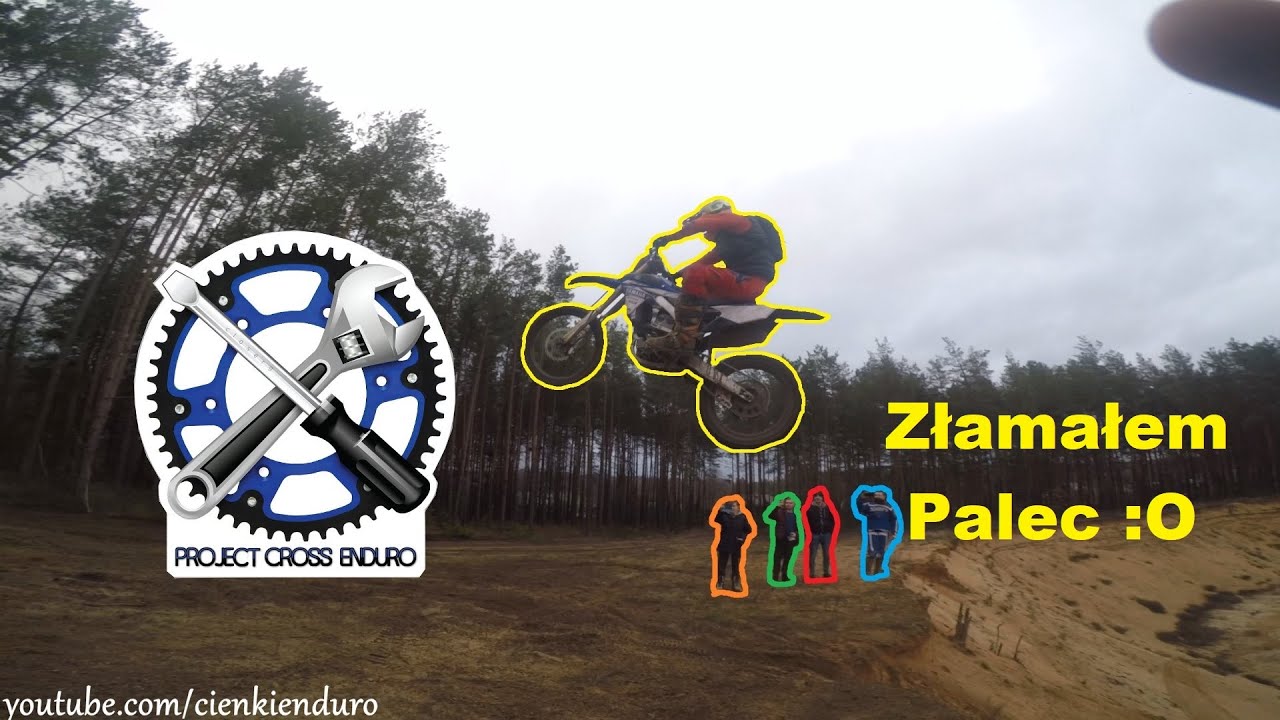 Sylwester u Project Cross Enduro | ZŁAMAŁEM PALEC | Wściekły Jarek i Pisarek | cienki