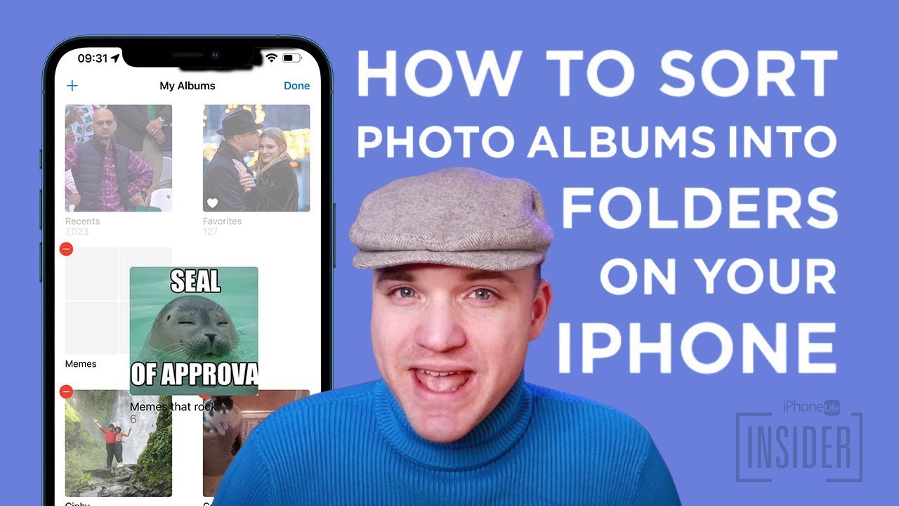 Как организовать фотографии на iPhone, рассортировав фотоальбомы по папкам (iOS 16)